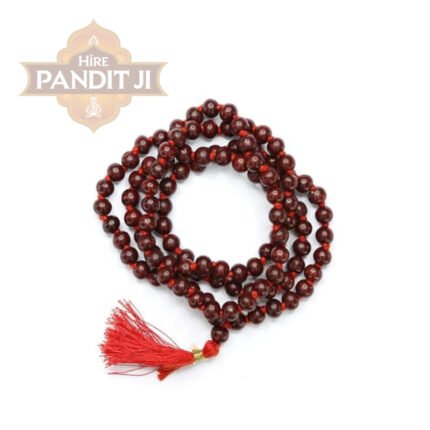 Pure Red Sandal ( Lal/Rakt Chandan ) Mala